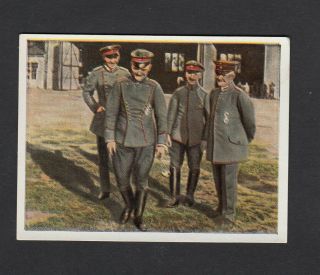 Manfred Von Richthofen Ww1 Hero,  Vintage 1930s Kurmark Cigarette Card