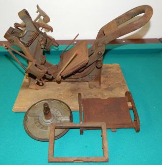 Antique Kelsey & Co Excelsior Model 3x5 Printing Press Meriden Conn