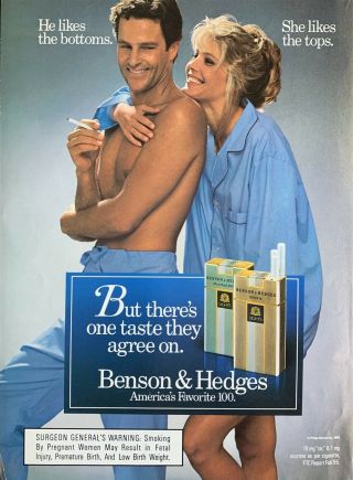 1985 Benson & Hedges Cigarette There 