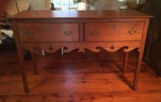 Vintage Sideboard Wright Table Company Yew Wood