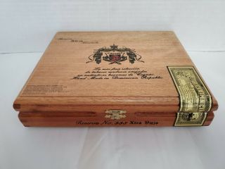 Arturo Fuente Reserva Anejo Limitada Reserva No.  888 Empty Wooden Cigar Box