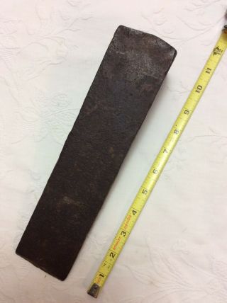 Vintage.  Rustic 10 - 3/8” Long,  9 Lbs - 14.  2 Splitting Wood Wedge. 2