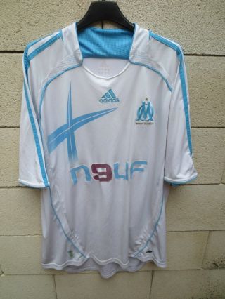 Maillot Olympique De Marseille 2007 Adidas Vintage Home Shirt Camiseta Trikot Xl