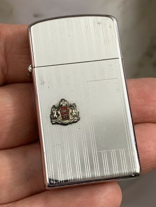 1964 Slim Zippo Lighter - Philip Morris Tobacco Emblem