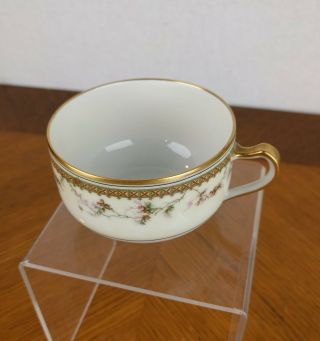 Vtg Haviland Limoges France Tea Cup Berries Floral Yale Gold Coffee Mug Cute