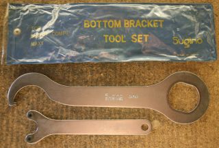 Vintage Sugino Mighty Bottom Bracket Tool Kit Set Campagnolo Fit