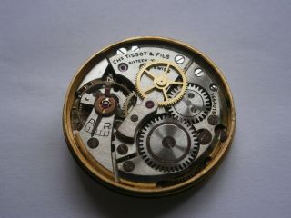 Vintage Gents Movement Tissot Mechanical Watch Spares 27 B - 21 Swiss