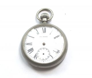 Vintage H.  J.  Norris Mechanical Pocket Watch Spares/repairs - I05