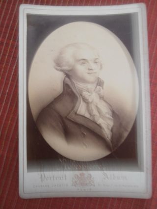 Robespierre Portrait Album Vintage Photo (ref 21)
