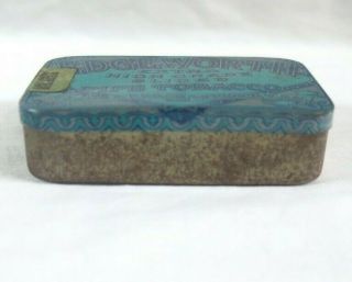 vintage EDGEWORTH sliced pipe tobacco TIN clamshell TAX STAMP 3