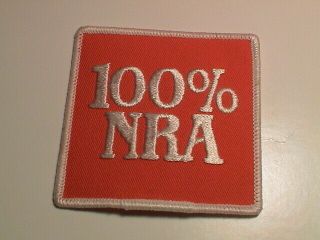 Nra National Rifle Association 100 Gun Rifle Pistol Target Shooting Patch