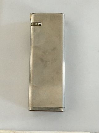 Vintage Silver Tone Torch Butane Cigarette Cigar Lighter Made in Korea 2