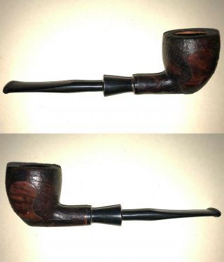 DANMORE HAND MADE BRIAR PIPE WITH HORN SHANK 2