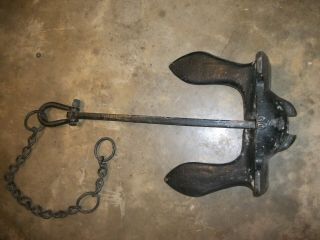 Vintage Navy Boat Anchor Pat.  July 16 1912 60 Wc & Co.