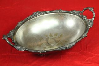 Antique Russian Empire Norblin & Co Warsaw Melchior Silver Plated Fruit Bowl