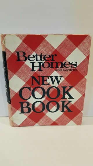 Vintage 1972 Better Homes & Gardens Cook Book Recipes Cookbook