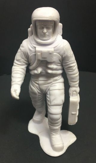 Vtg 1970 Louis & Marx Plastic Nasa Astronaut Figure White Apollo Moon Landing