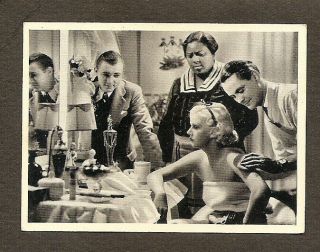 Jean Harlow Card Vintage Cinema Cavalcade Max Blonde Bombshell Mgm