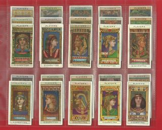 Egyptian Kings & Queens And Deities - 1911 - Players Cigarette Card Set (os01)