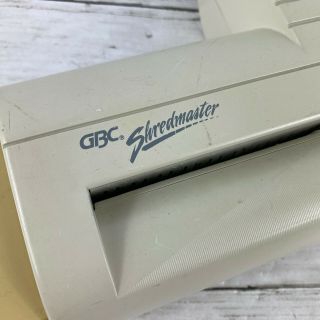 GBC Shredmaster Paper Shredder 60S Electric Vintage Shredding Machine 2