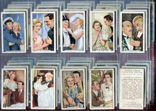 Tobacco Card Set,  Gallaher,  Shots From Famous Films,  Actor,  Actress,  1935