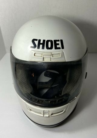Shoei Rf - 700 Vintage Full Motorcycle Helmet Size Large Snell Dot Elite Series
