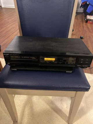 Vintage Sharp Dx - 677 (bk) Single Disc Cd Player - Fully Fast