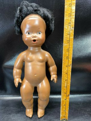 Vtg Baby Alive African American Doll Kenner Prod 1973