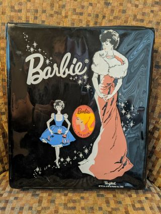 Vintage 1962 Barbie Doll Ponytail Carry Case Black Mattel Enchanted Evening