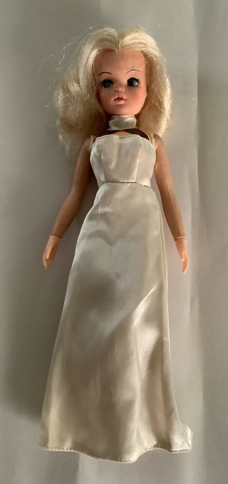 Vintage Sindy Doll 1960’s Era Blonde With Dress