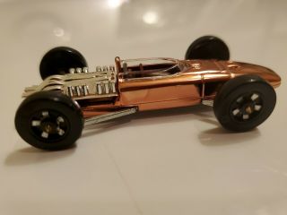 Vintage Aurora Speedline " Cigar Box " Formula 1 Honda 6126 Rose Gold