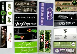12 Different King Size - Cigarette Rolling Papers