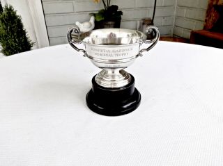 Vintage Spaulding & Co.  Sheffield Sterling Silver Loving Cup Trophy W/base