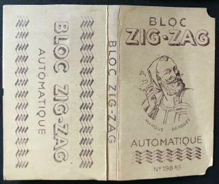 Braunstein Freres Zig - Zag Bloc – 198 Bis – Papier A Cigarette Rolling Papers