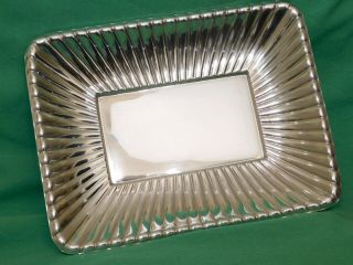 Reed & Barton Sterling Silver Tray / Dish X302 11 " X 8 1/2 " 471g