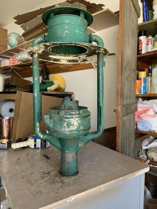 Antique Dietz No.  3 Globe Tubular Kerosene/oil Street Lamp Lantern