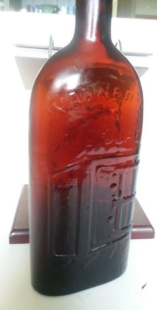 Collectible Antique Medicine Cure Bottle,  Rare Warners,  Pressburg