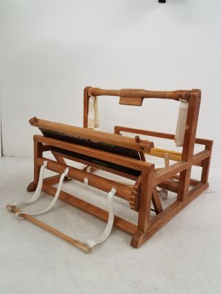 Vintage Wood Table Top Weaving Loom