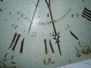 Antique - 8 Day - Grandfather Clock - Calendar - Moon Phase - Movement - Ca.  1790 - To Restore 2