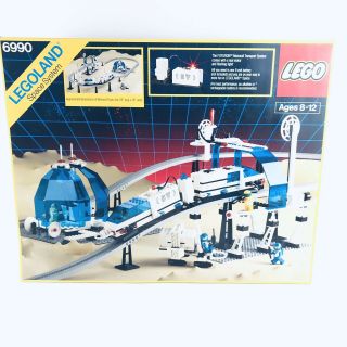 Vintage Lego 6990 Space Futuron Monorail Transport System 5 Minifigs