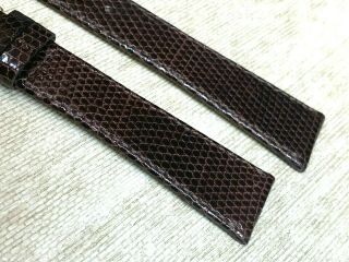 VINTAGE LIZARD 20MM LONG WATCH BAND FOR OMEGA 3