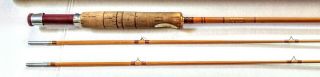 South Bend 7.  5 ' Split Bamboo Fly Rod Model 290 Complete 3 Piece (2 tip) VG - EXC 2