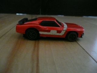 VINTAGE Red Orange HOT WHEELS SIZZLERS MUSTANG BOSS 302 WITH CUBE 2