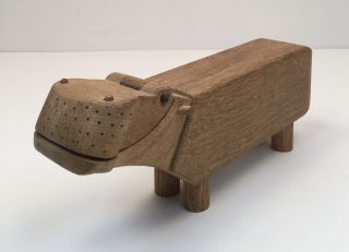 Kay Bojesen Denmark 10.  5 " Long Wood Hippo