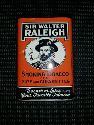 Vintage Sir Walter Raleigh Tobacco Tin