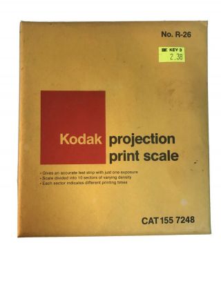 Vintage Kodak Projection Print Scale R - 26