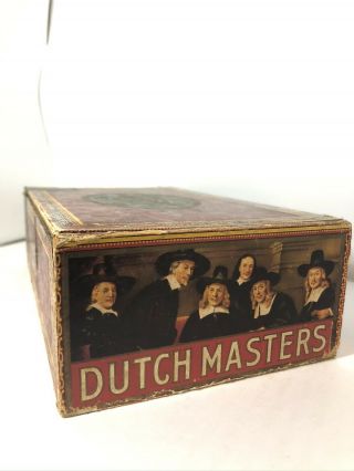 Vintage Cigar Box Dutch Masters 8.  5x5x2.  5