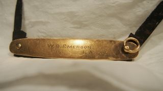 Vintage Antique 14k Solid Gold Pocket Knife 2 Blade 1913 Not Scrap 22.  4 Grams 3 "