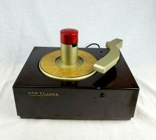 Vintage Rca Victor 9 - Jy 45 Rpm Record Player Changer Turntable Phonograph - 