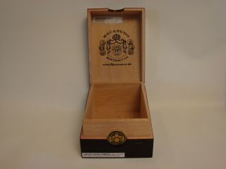 Macanudo Empty Cigar Box - - Maduro Vintage Cabinet Selection 1997 Toro 3